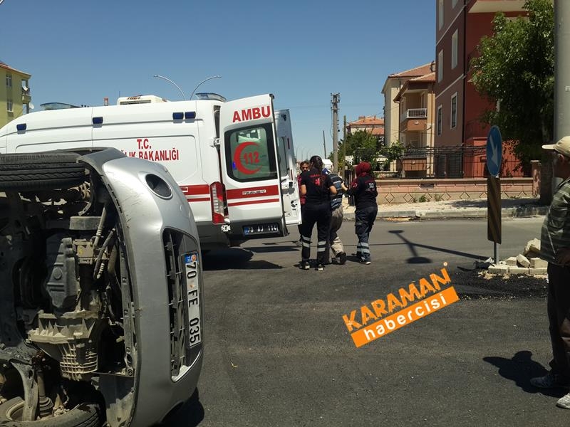 Karaman Alpaslan Türkeş Bulvarı Üzeri Trafik Kazası 5