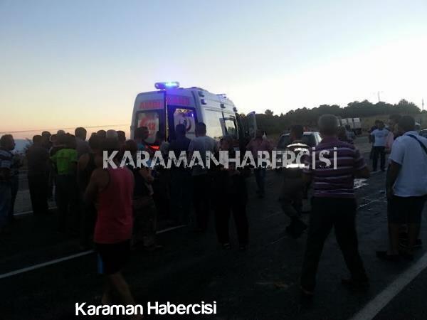 Karaman Mut Yolunda Trafik Kazası 3