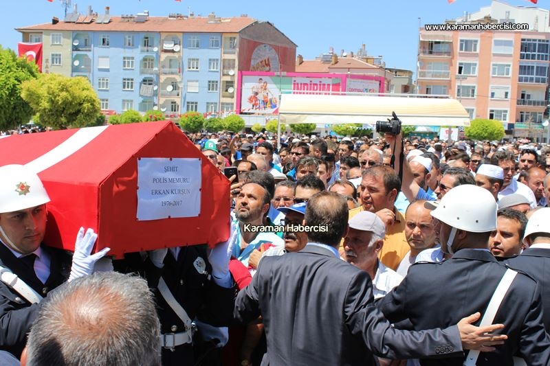 Karamanlı Şehit Polis Erkan Kurşun’a Son Görev 38