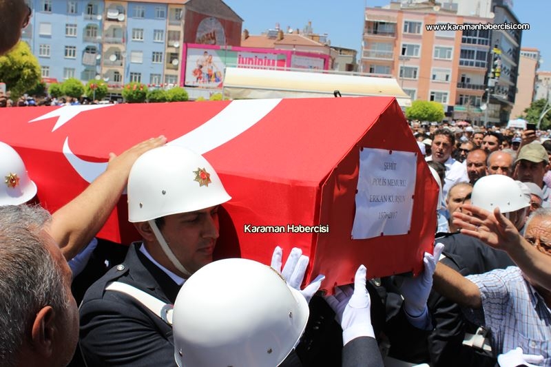 Karamanlı Şehit Polis Erkan Kurşun’a Son Görev 43