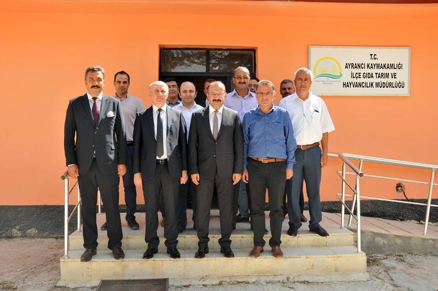 Vali Fahri Meral, Ayrancı'da 9