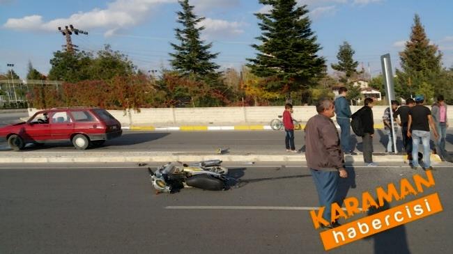 Karaman’da Trafik Kazasında Yaralanan Genç Konya’ya Sevk Edildi 1