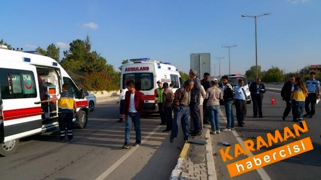 Karaman’da Trafik Kazasında Yaralanan Genç Konya’ya Sevk Edildi 2