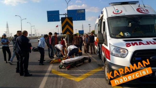 Karaman’da Trafik Kazasında Yaralanan Genç Konya’ya Sevk Edildi 4