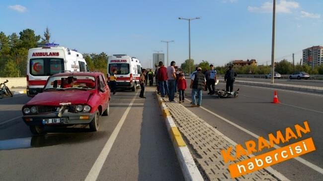 Karaman’da Trafik Kazasında Yaralanan Genç Konya’ya Sevk Edildi 5