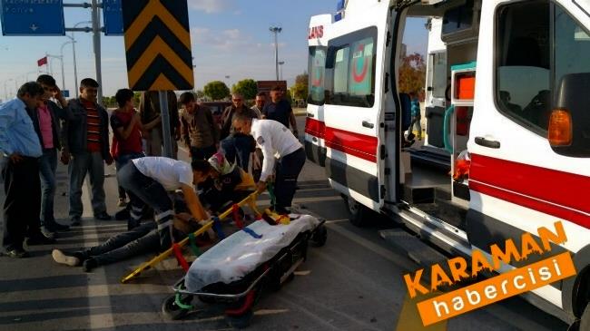 Karaman’da Trafik Kazasında Yaralanan Genç Konya’ya Sevk Edildi 6