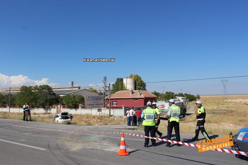 Karaman'dan Ankara'ya Fetö Sanığı Götüren Polis Aracı Kaza Yaptı 13