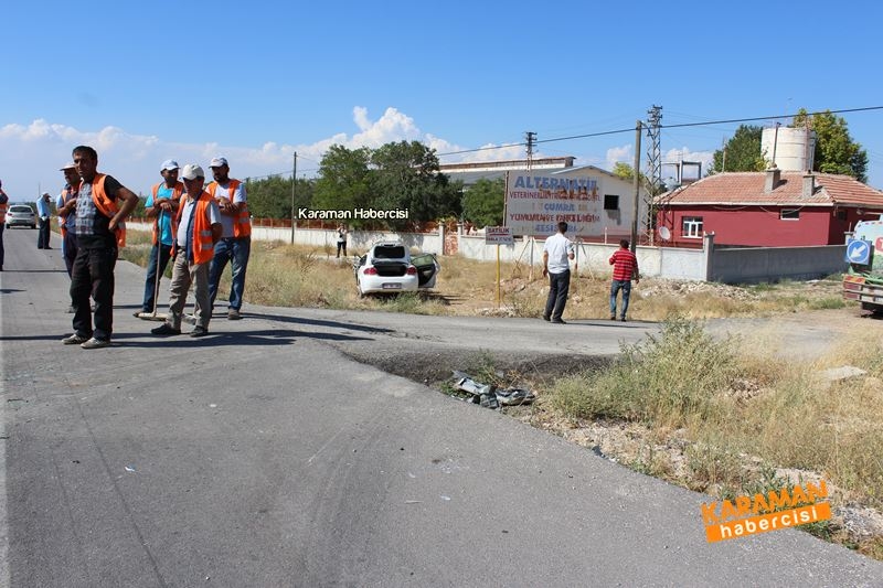 Karaman'dan Ankara'ya Fetö Sanığı Götüren Polis Aracı Kaza Yaptı 3