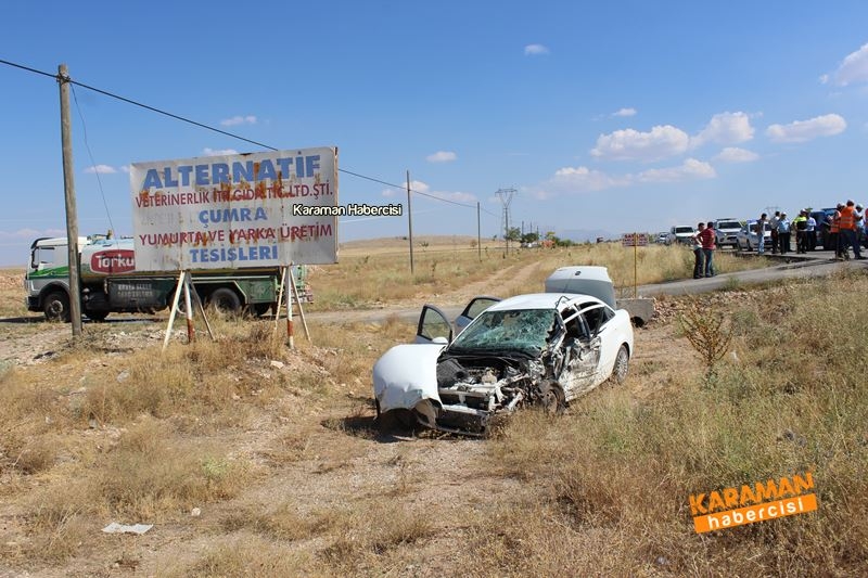 Karaman'dan Ankara'ya Fetö Sanığı Götüren Polis Aracı Kaza Yaptı 5
