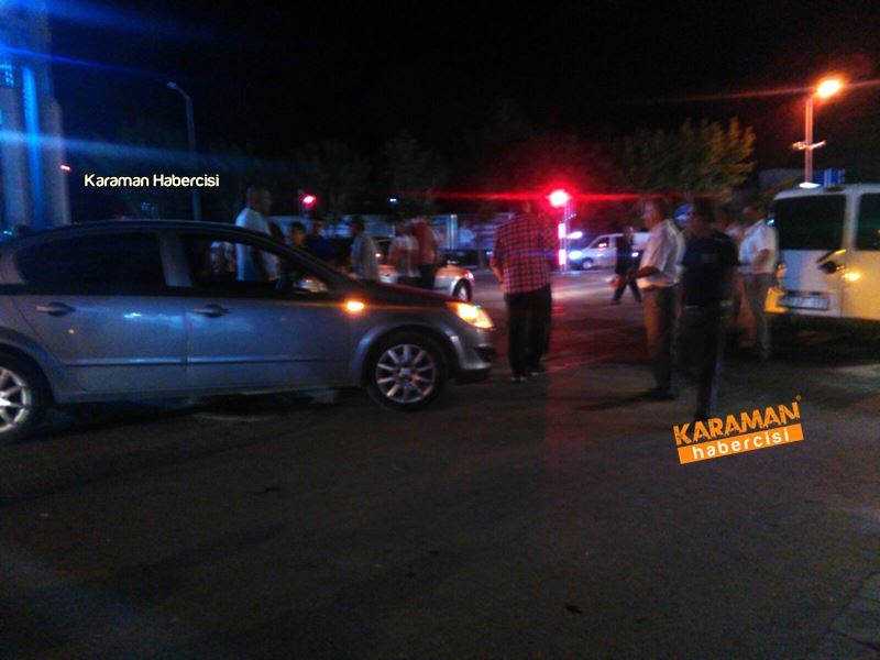 Karaman’da Saat Kulesi Yanında Kaza 1