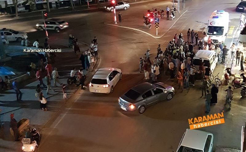 Karaman’da Saat Kulesi Yanında Kaza 10