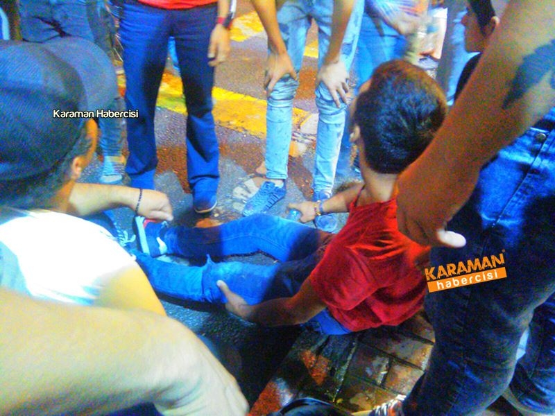 Karaman’da Saat Kulesi Yanında Kaza 2