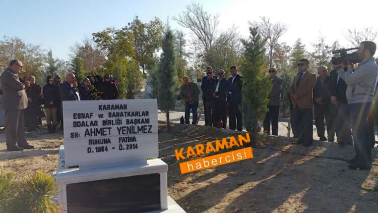 Ahmet Yenilmez Başkan Mezarı Başında Anıldı 1