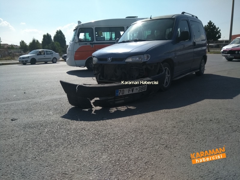 Karaman’da Otomobil İle Motosiklet Çarpıştı 2