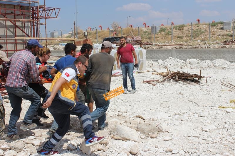 Karaman'da Spor Salonu İnşaatında İş Kazası 11