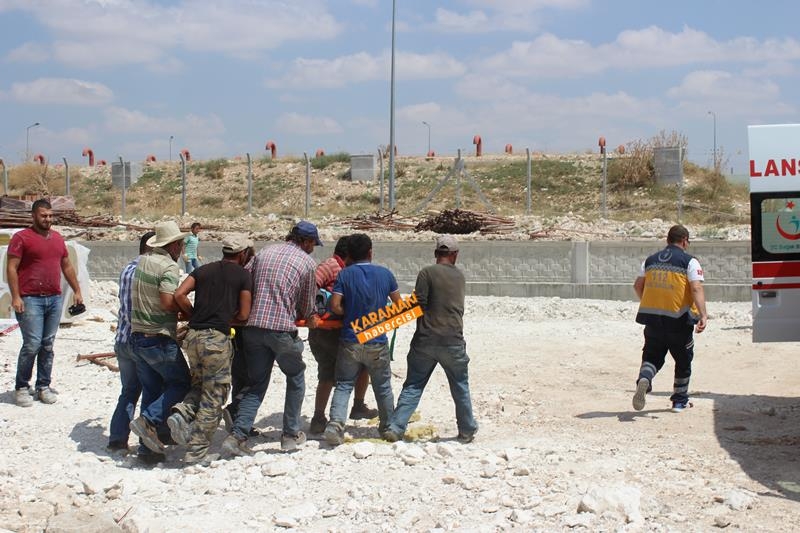 Karaman'da Spor Salonu İnşaatında İş Kazası 16