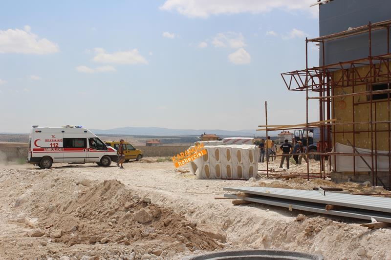 Karaman'da Spor Salonu İnşaatında İş Kazası 2