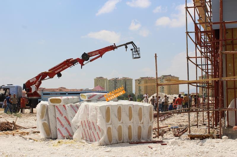 Karaman'da Spor Salonu İnşaatında İş Kazası 3