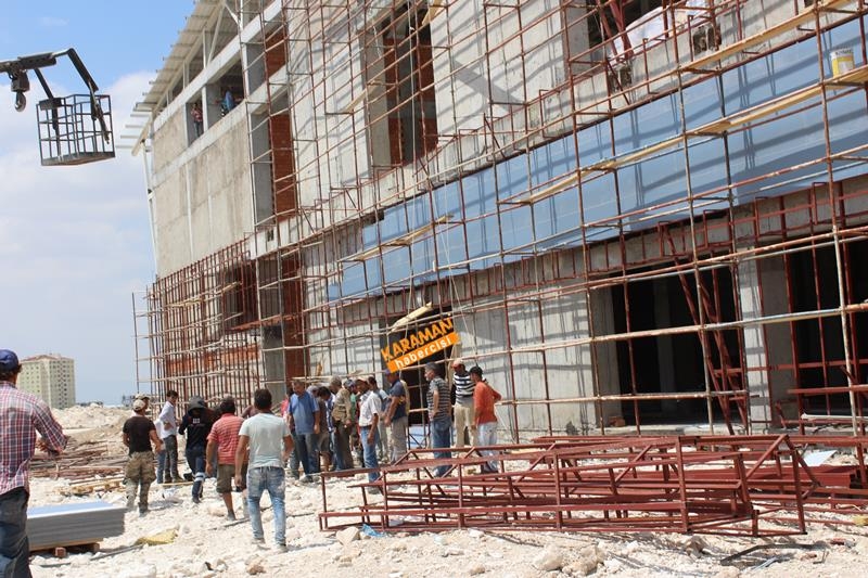 Karaman'da Spor Salonu İnşaatında İş Kazası 6