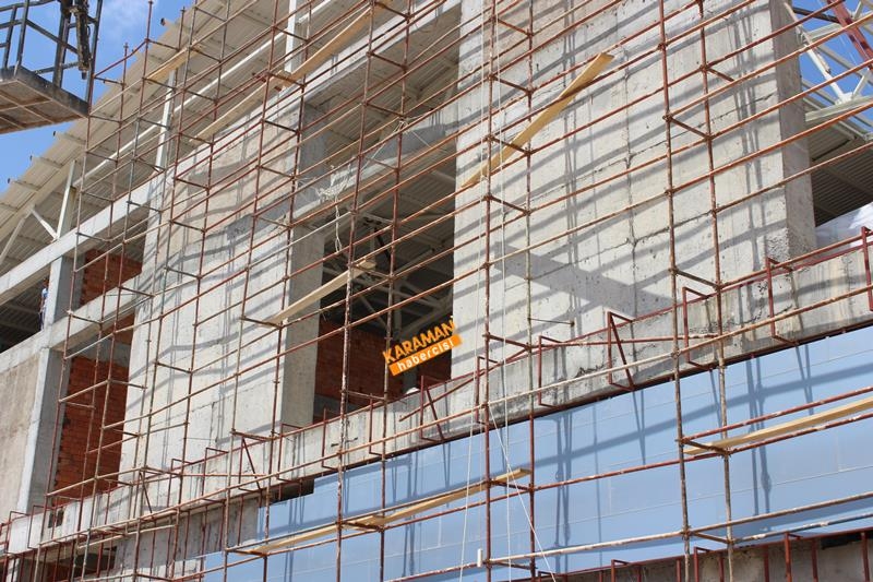 Karaman'da Spor Salonu İnşaatında İş Kazası 9