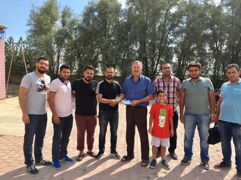 Ortaoba Spor Kulübü, Ortaoba Köyü'nü Ziyaret Etti