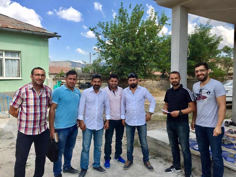 Ortaoba Spor Kulübü, Ortaoba Köyü'nü Ziyaret Etti