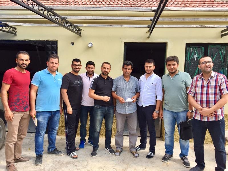 Ortaoba Spor Kulübü, Ortaoba Köyü'nü Ziyaret Etti