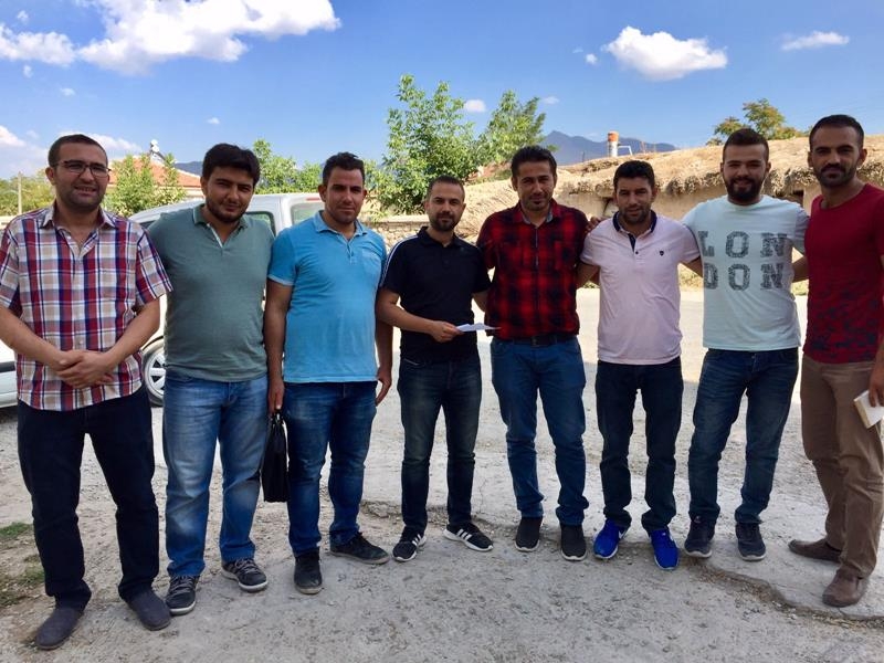 Ortaoba Spor Kulübü, Ortaoba Köyü'nü Ziyaret Etti