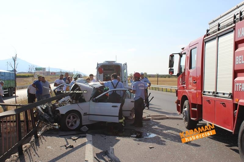 Karaman Konya Yolunda Trafik Kazası 1 Ölü 1