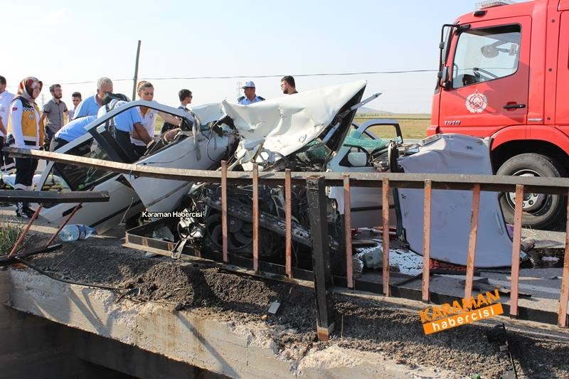 Karaman Konya Yolunda Trafik Kazası 1 Ölü 15