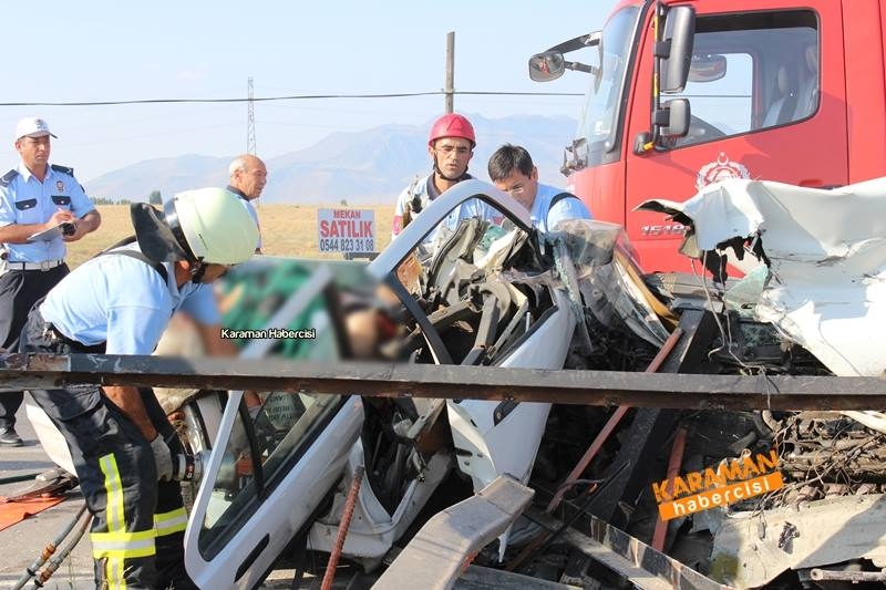 Karaman Konya Yolunda Trafik Kazası 1 Ölü 16