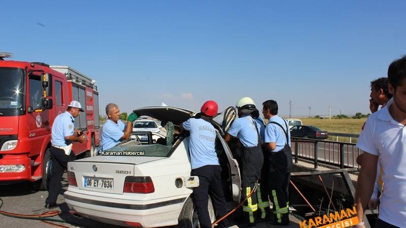 Karaman Konya Yolunda Trafik Kazası 1 Ölü 2
