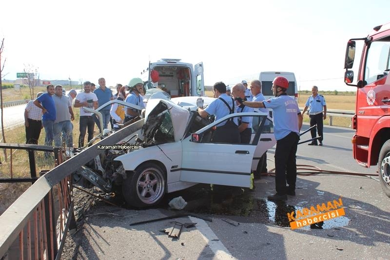 Karaman Konya Yolunda Trafik Kazası 1 Ölü 3