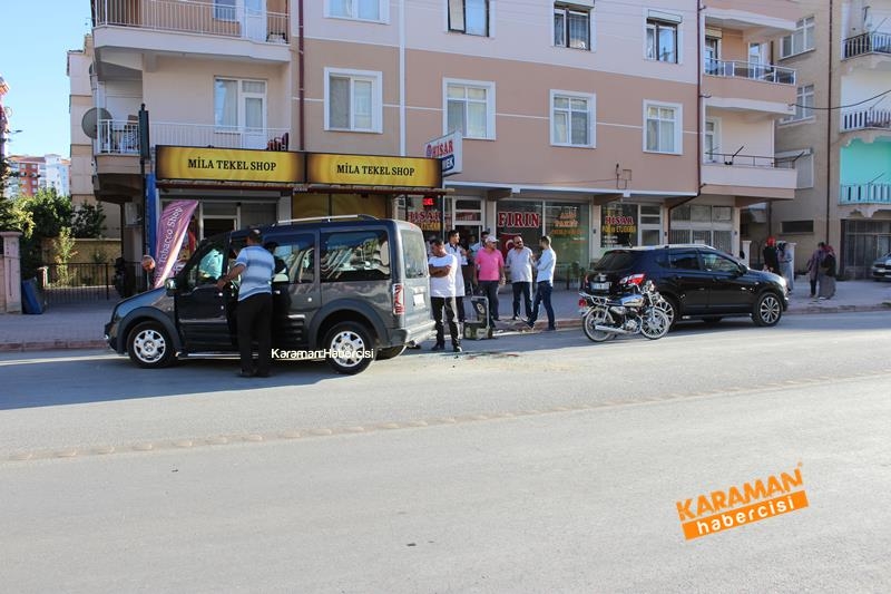 Karaman'da Hatalı U Dönüşü ve Hız Kaza Getirdi 8