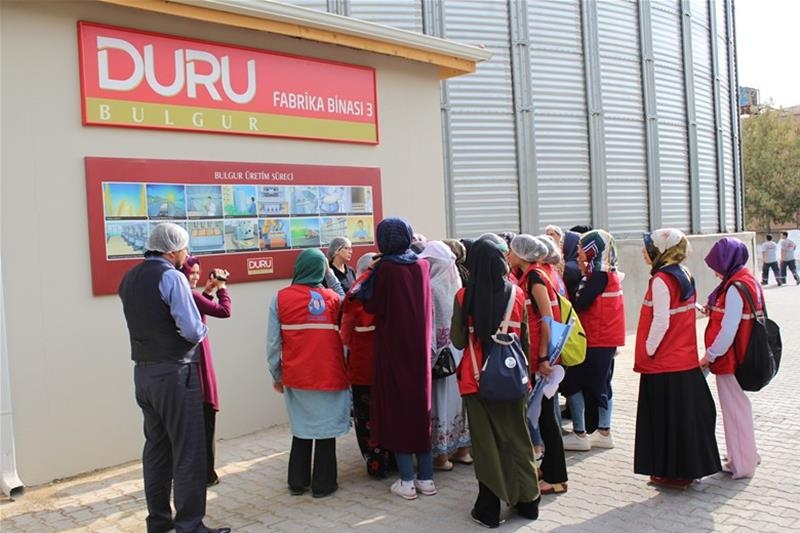Damla Projesi Gençleri Duru Bulgur'u Ziyaret Etti 10