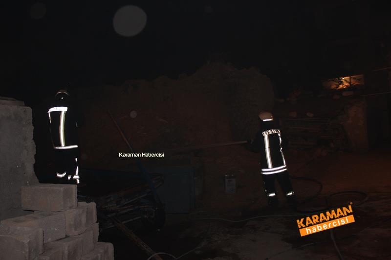 Karaman’da Saman Yangını Korkuttu 1