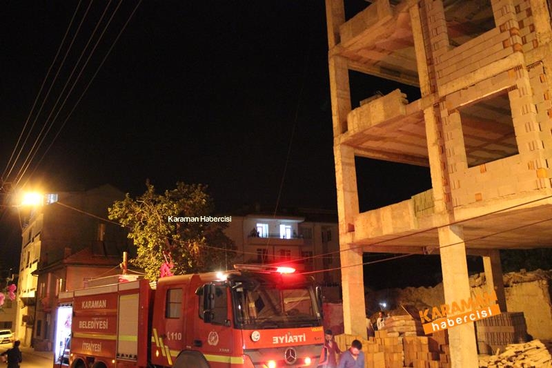 Karaman’da Saman Yangını Korkuttu 9