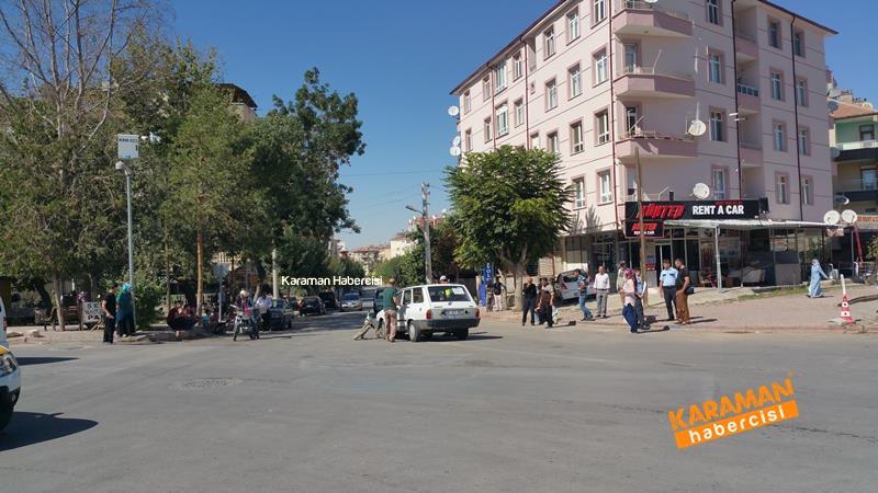 Karaman'da Motosiklet İle Otomobil Çarpıştı 5