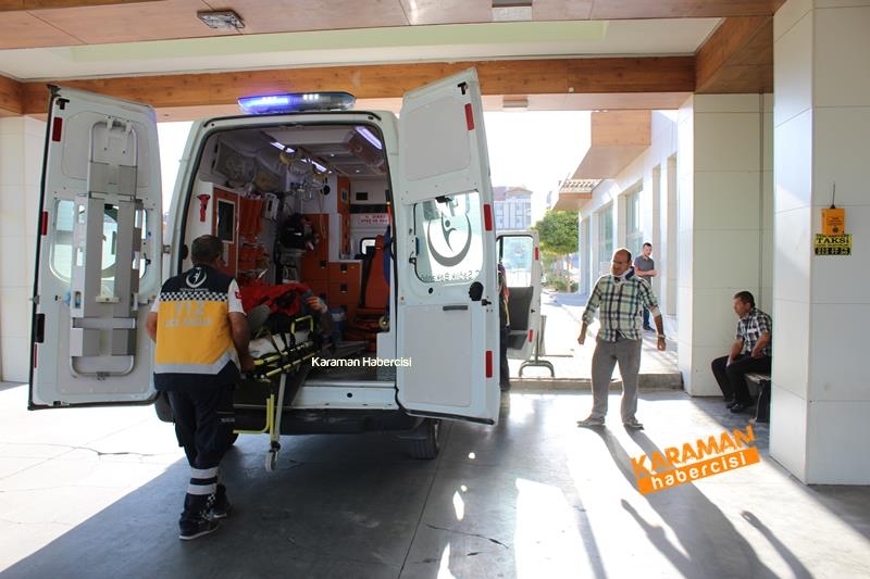 Karaman’da 2 Kamyon 1 Kamyonetli Trafik Kazası 1