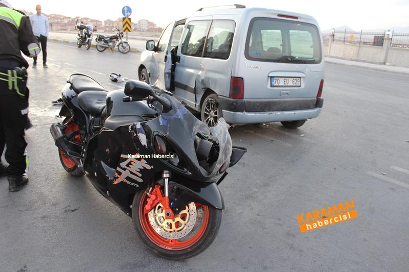 Karaman’da Kazaya Karışan Motosiklet Sürücüleri Ağır Yaralandı 10