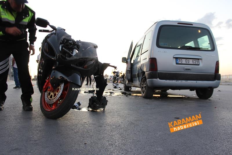 Karaman’da Kazaya Karışan Motosiklet Sürücüleri Ağır Yaralandı 11
