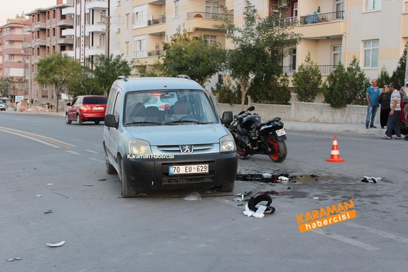 Karaman’da Kazaya Karışan Motosiklet Sürücüleri Ağır Yaralandı 12