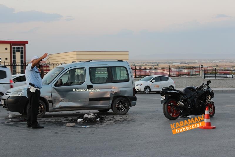 Karaman’da Kazaya Karışan Motosiklet Sürücüleri Ağır Yaralandı 8