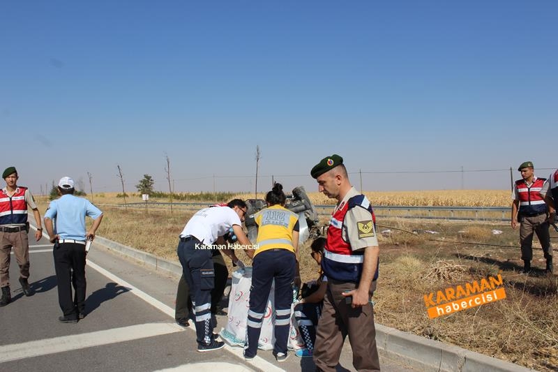 Karaman Konya Yolundaki Kaza İkizleri Ayırdı 11