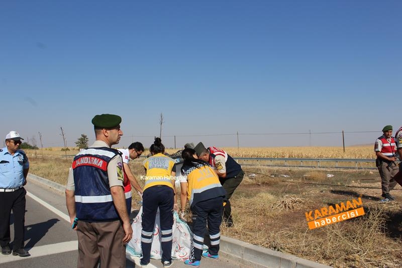 Karaman Konya Yolundaki Kaza İkizleri Ayırdı 12