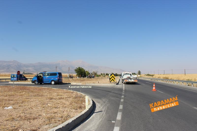 Karaman Konya Yolundaki Kaza İkizleri Ayırdı 14