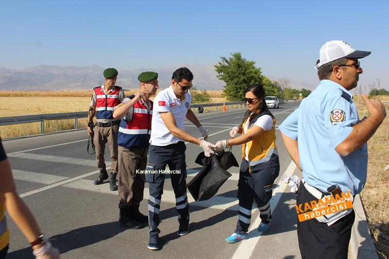 Karaman Konya Yolundaki Kaza İkizleri Ayırdı 16