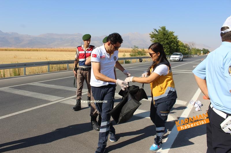 Karaman Konya Yolundaki Kaza İkizleri Ayırdı 17