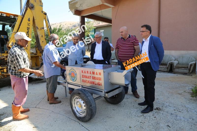 Sipariş Edilen 25 Makinadan İlki Burhan Köyü'ne Teslim Edildi 2