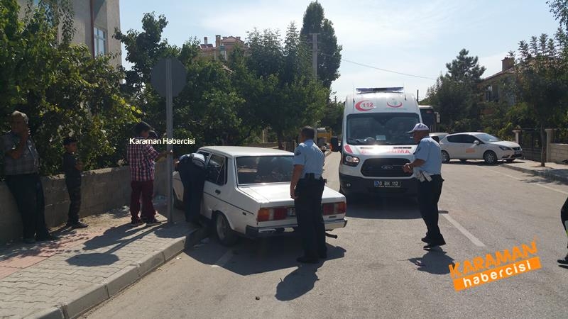 Karaman’da Yoldan Çıkan Otomobil Liseli Gençlere Çarptı 2